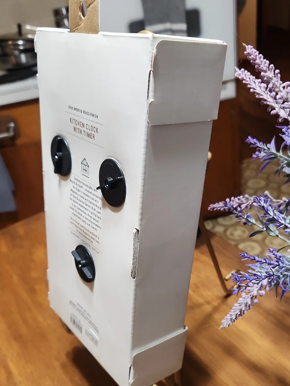 HEARTH&HAND KITCHEN CLOCK with TIMER